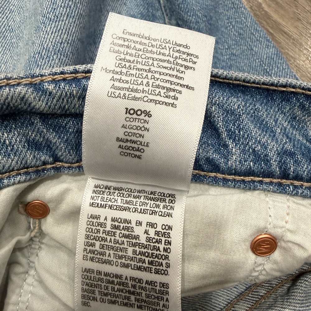 NWT Mother Jeans The Dodger Skimp Cuff in Leap of Faith Sz 32 - Picture 15 of 15